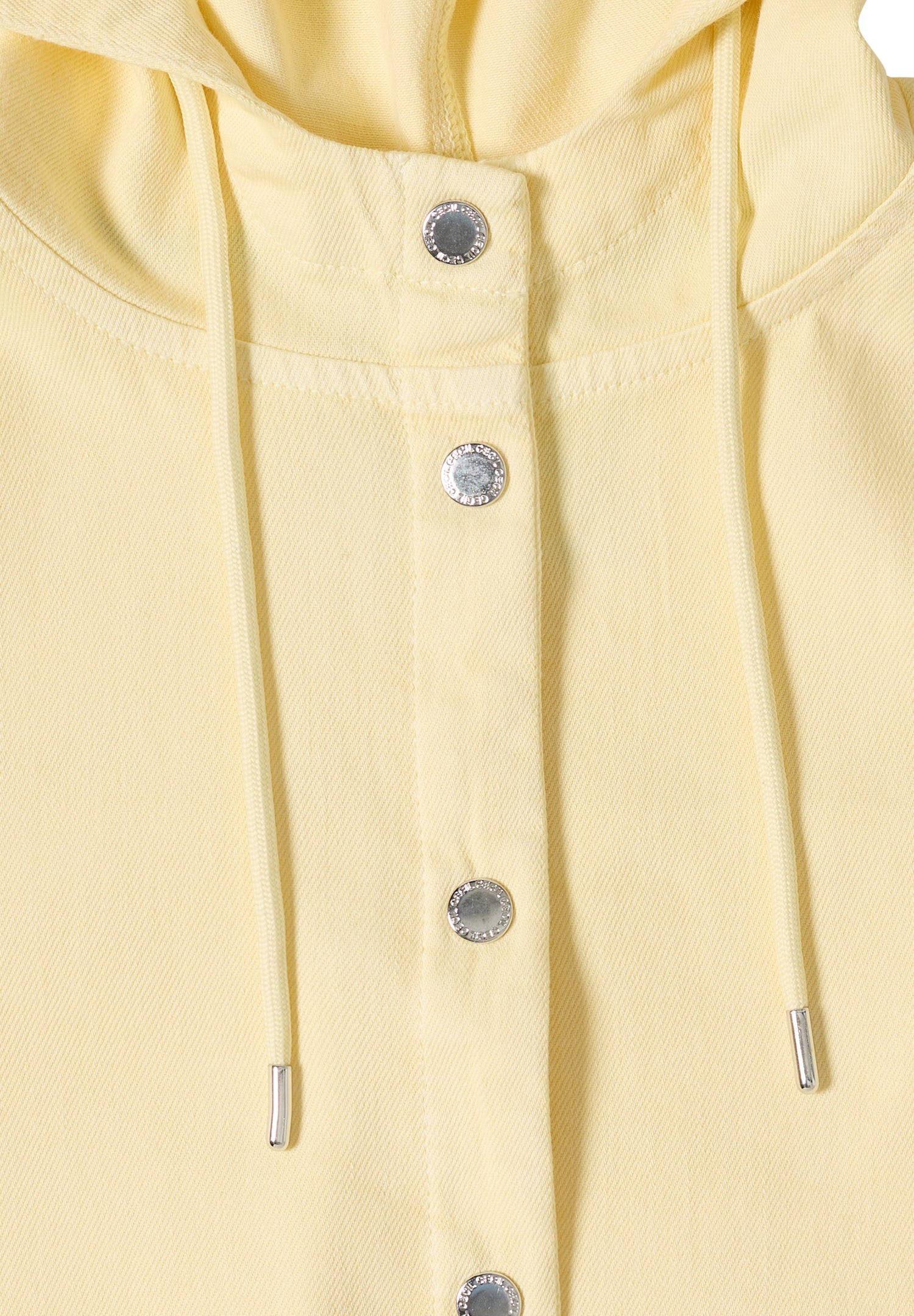 Jeansjacke mit Kapuze und Knöpfen