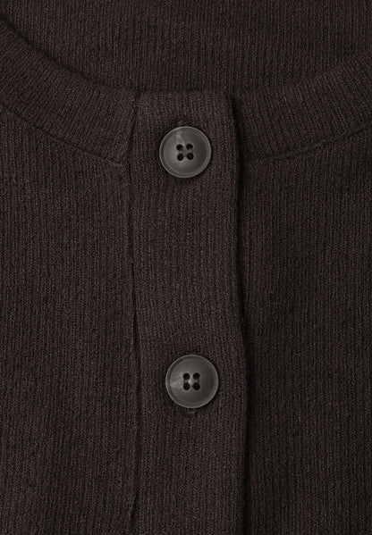 Kurzarm Jacke im Strick-Look
