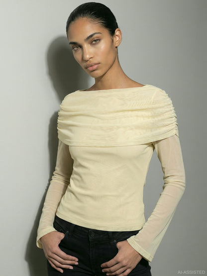 HDLEONORA LS CAPE TOP