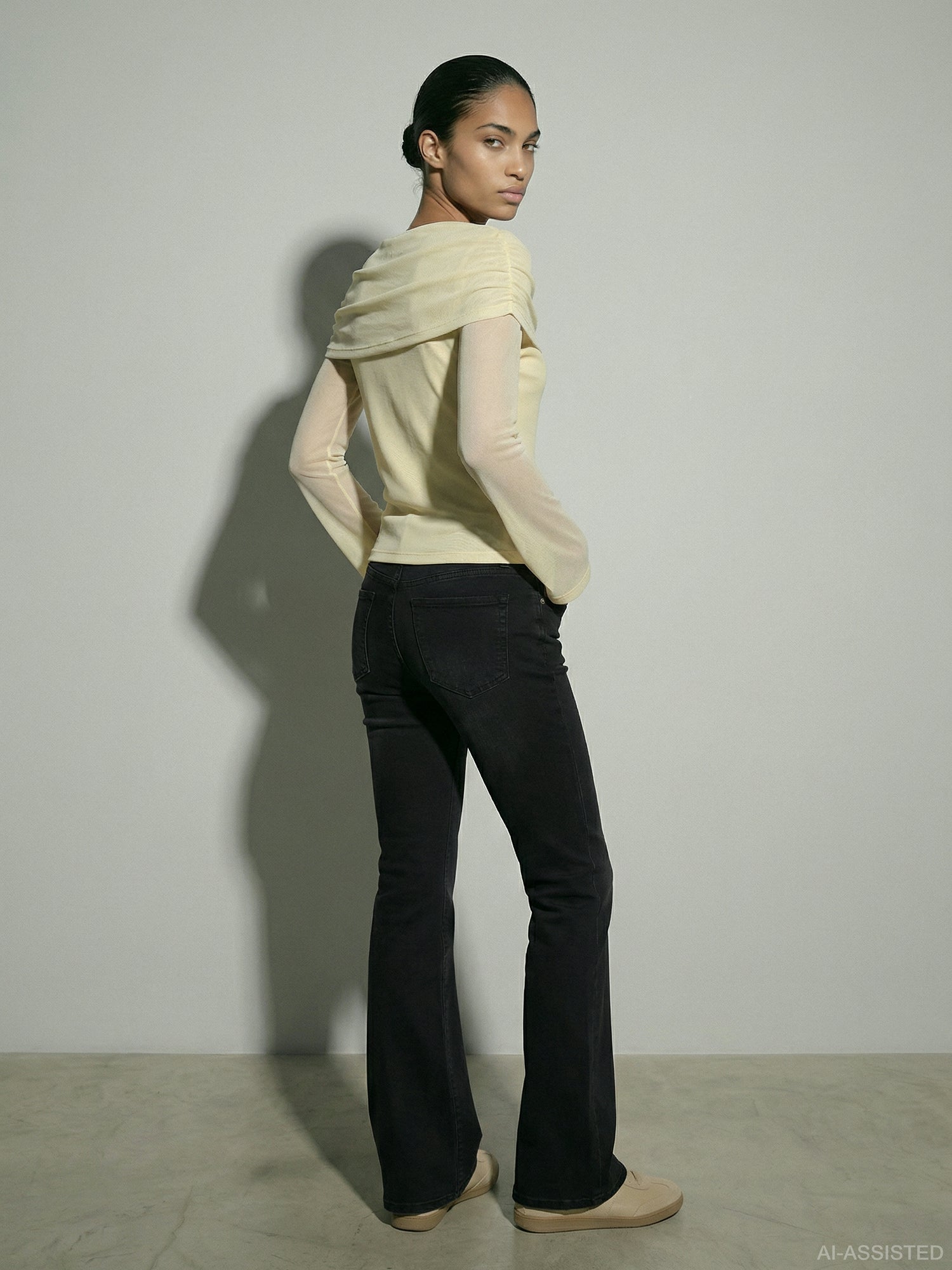 HDLEONORA LS CAPE TOP