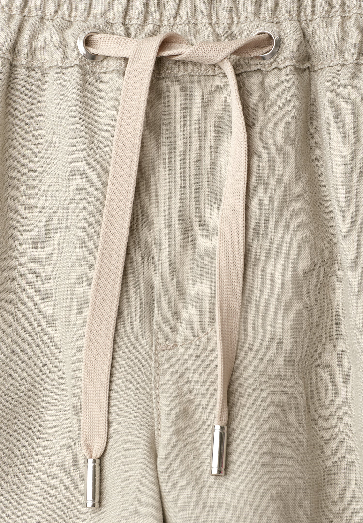 Wide Leg Hose im Loose Fit aus Leinen