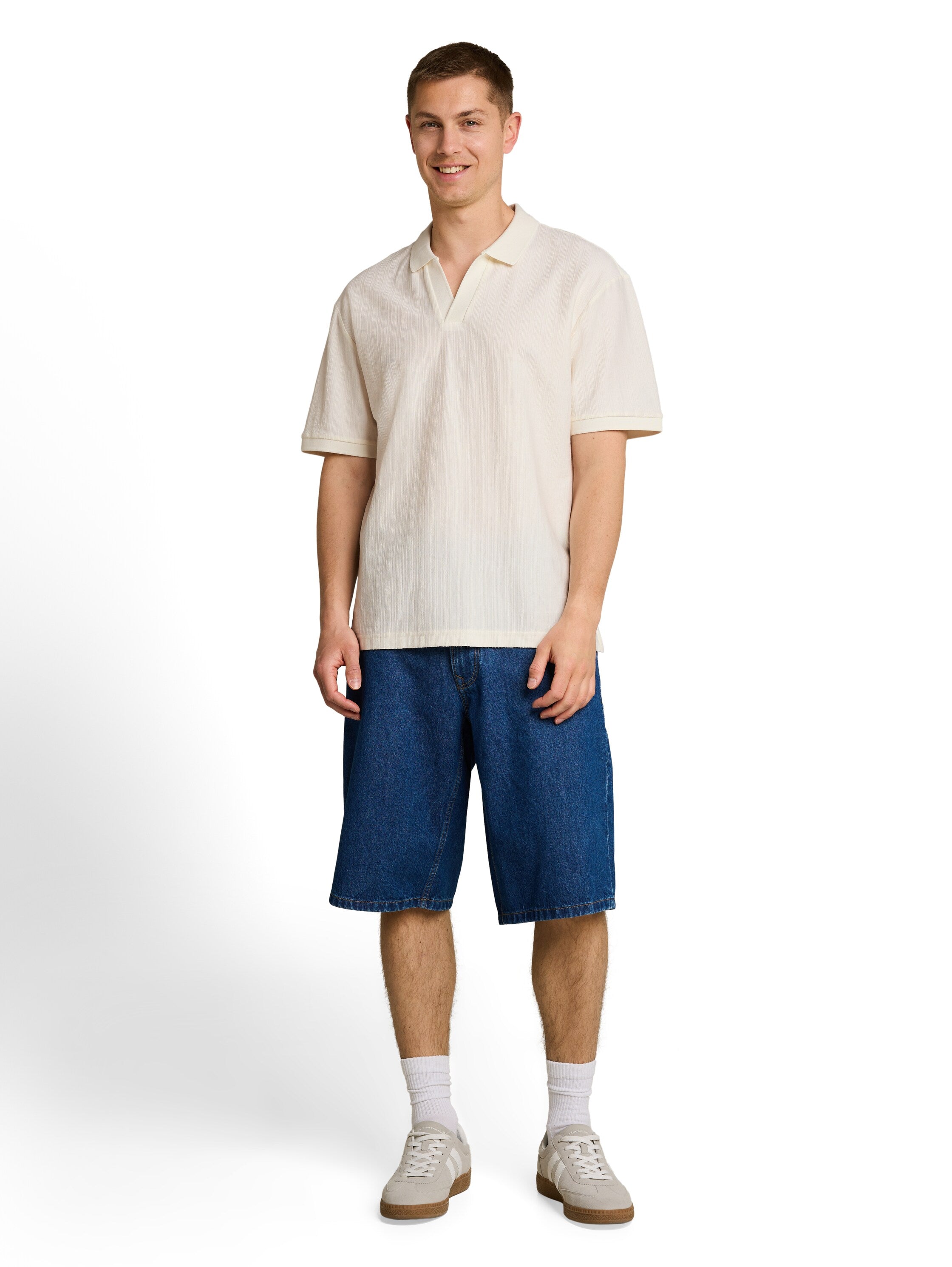 Relaxed Fit Poloshirt aus Baumwolle