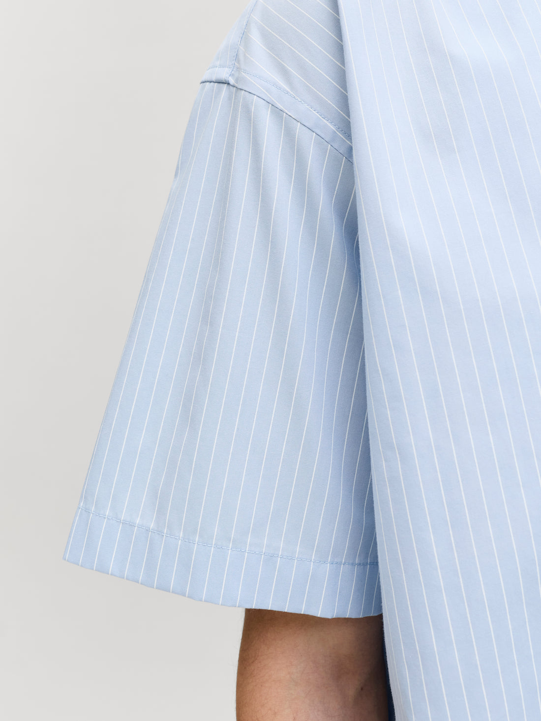 JORMENTON POPLIN STRIPE RESORT SHIRT SS