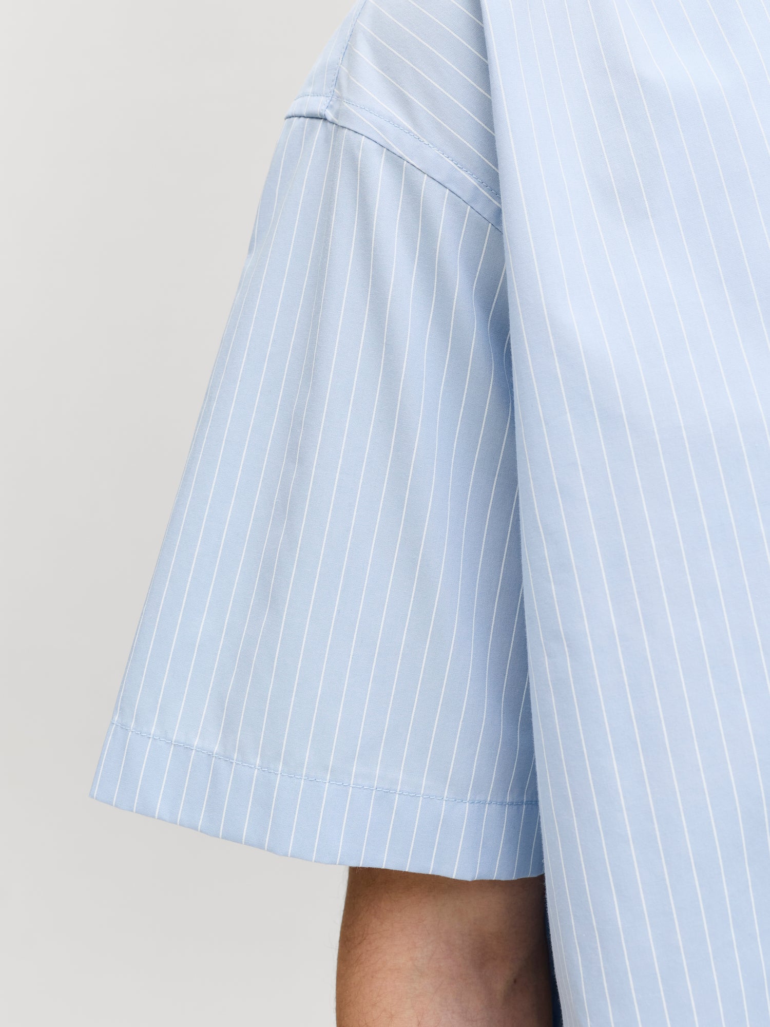 JORMENTON POPLIN STRIPE RESORT SHIRT SS