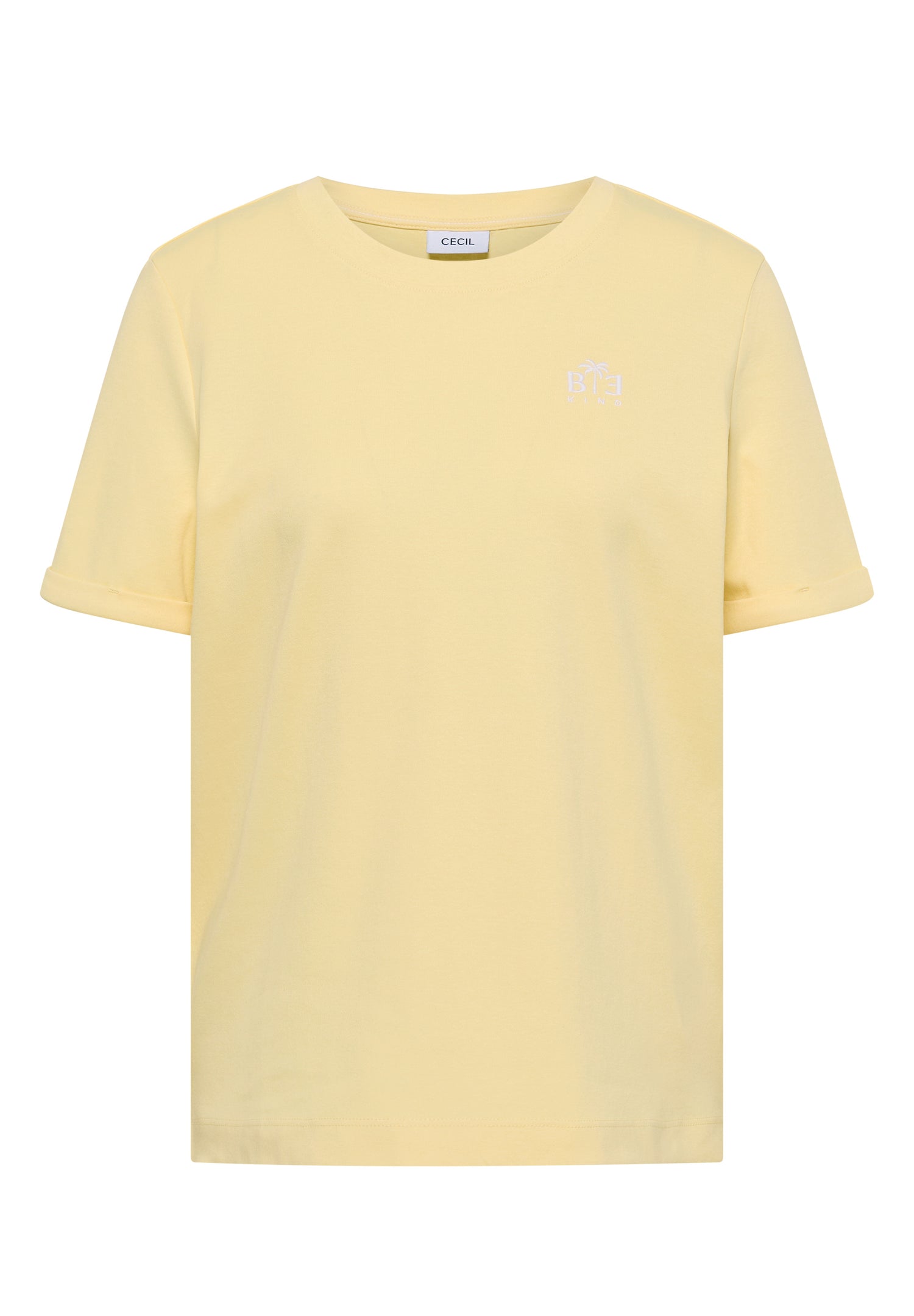 T-Shirt mit Rundhals und Print-Detail