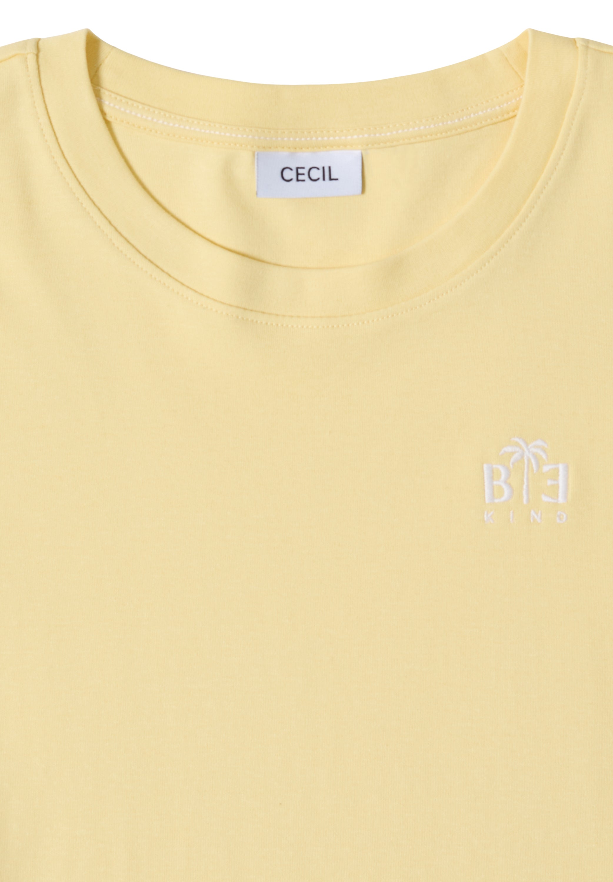 T-Shirt mit Rundhals und Print-Detail