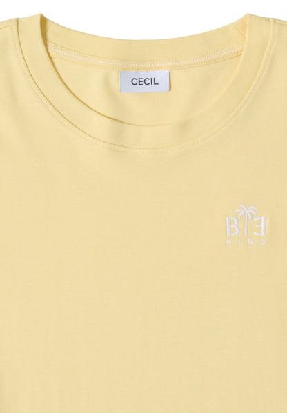 T-Shirt mit Rundhals und Print-Detail