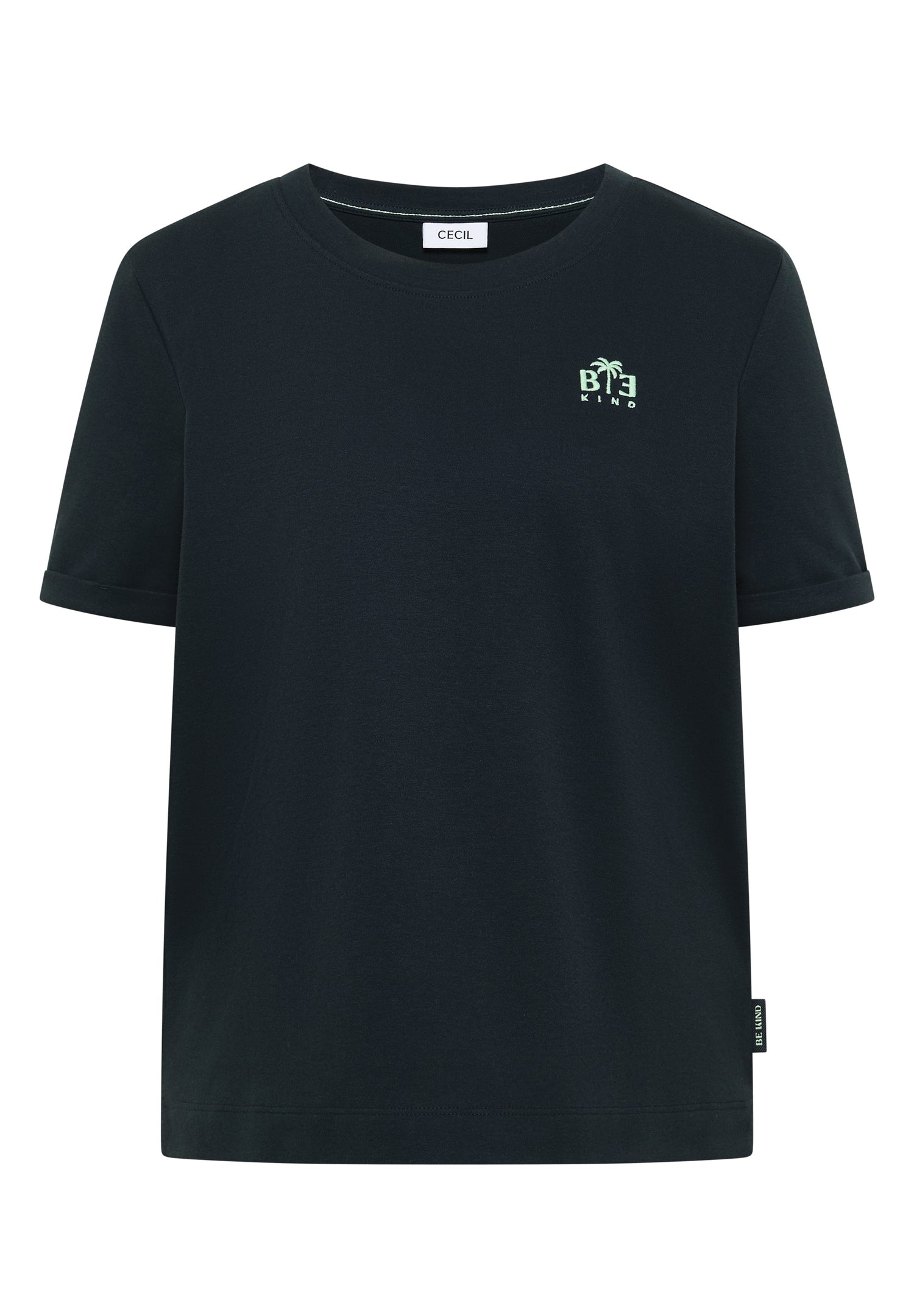 T-Shirt mit Rundhals und Print-Detail