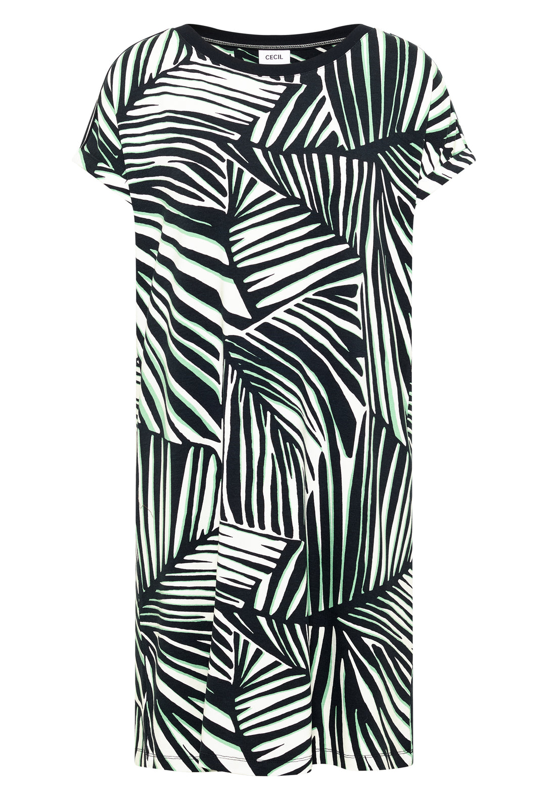 Knielanges Kleid aus Jersey