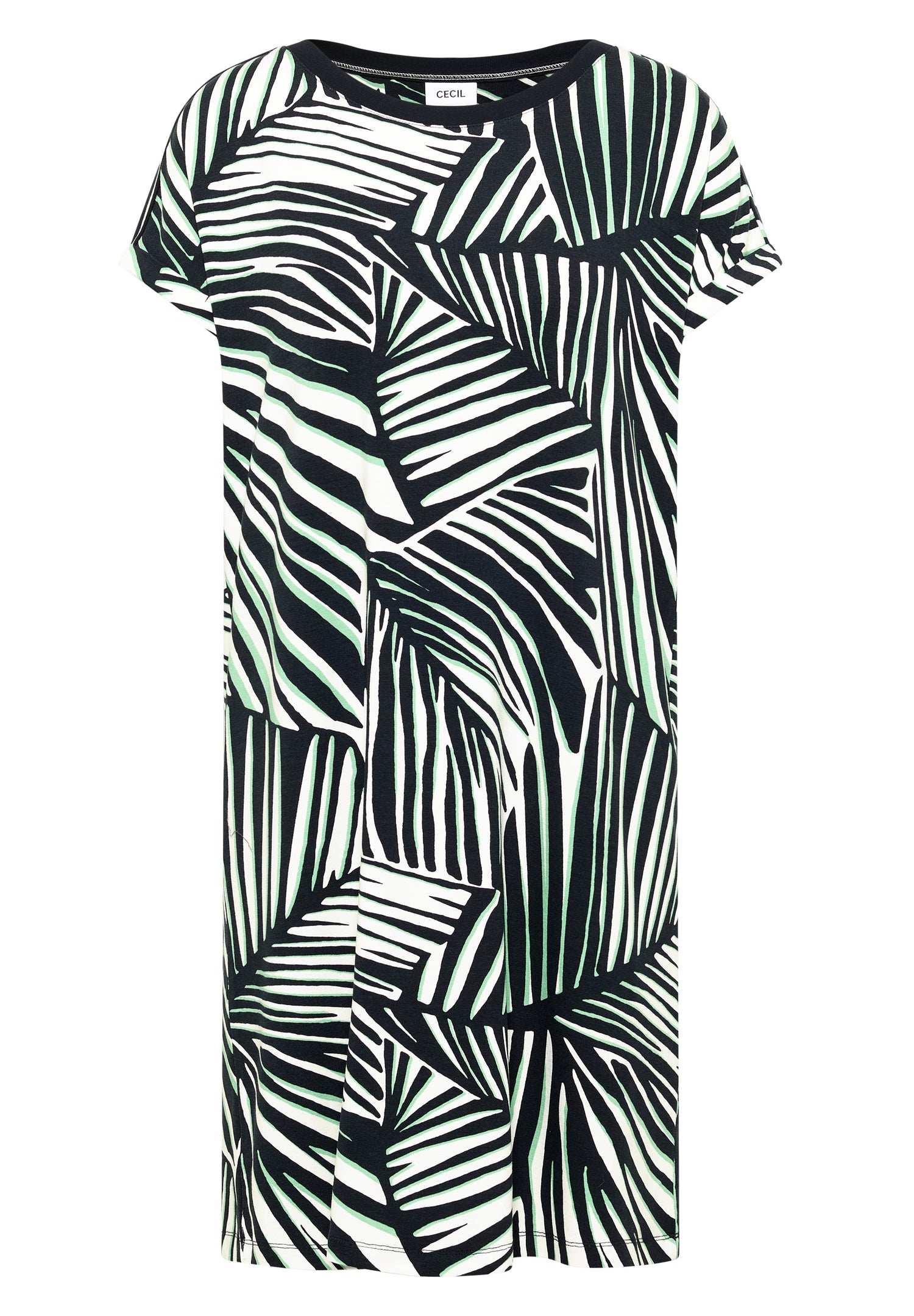 Knielanges Kleid aus Jersey
