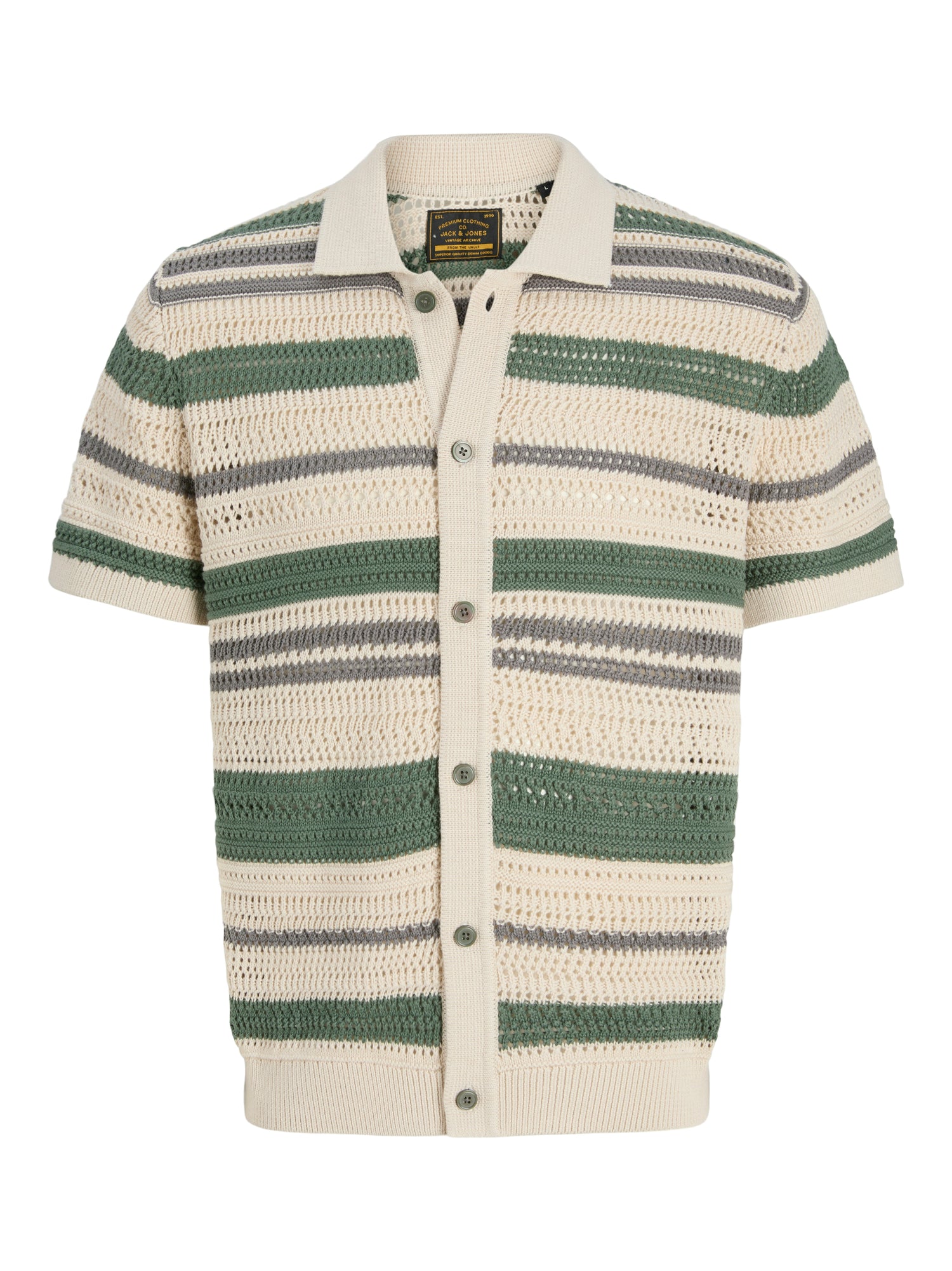 JPRBLUHAMILTON BUTTON THROUGH POLO SS
