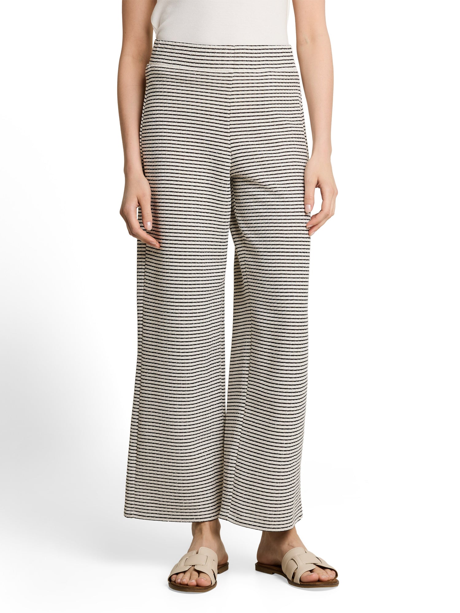 Wide Leg Strickhose