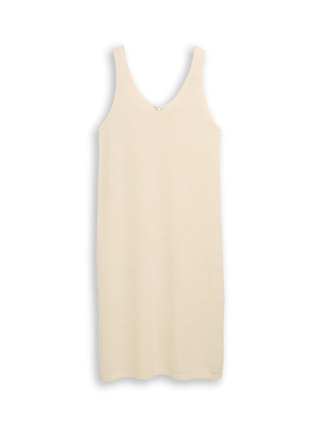 Loose Fit Strickkleid mit V-Ausschnitt