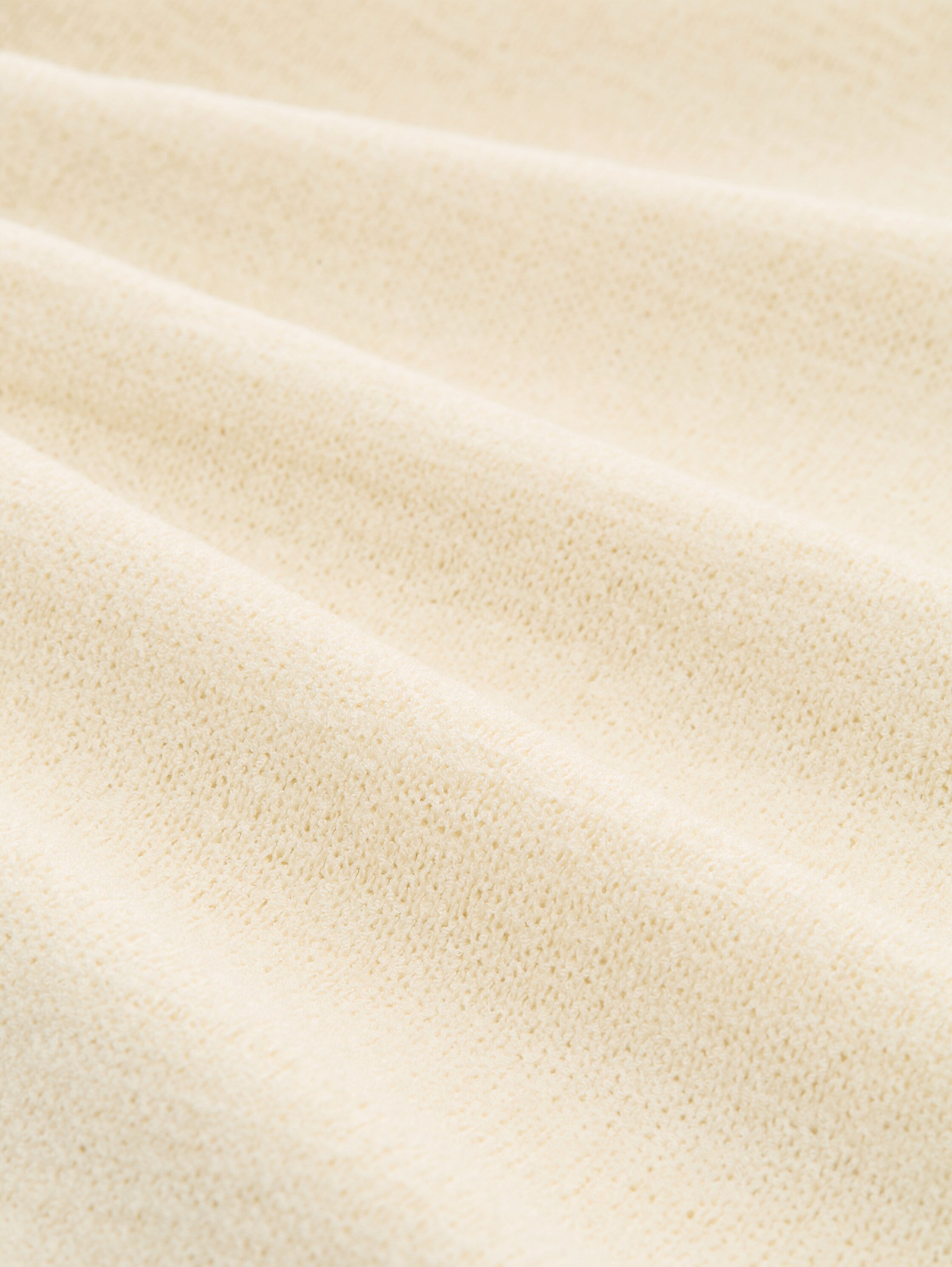Loose Fit Strickkleid mit V-Ausschnitt