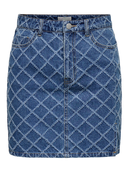 JDYEMILIE MIDWAIST SKIRT DNM MDB