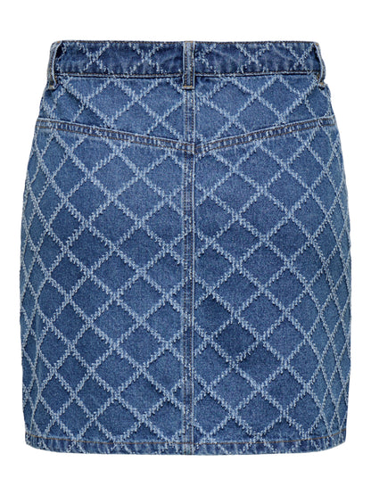 JDYEMILIE MIDWAIST SKIRT DNM MDB