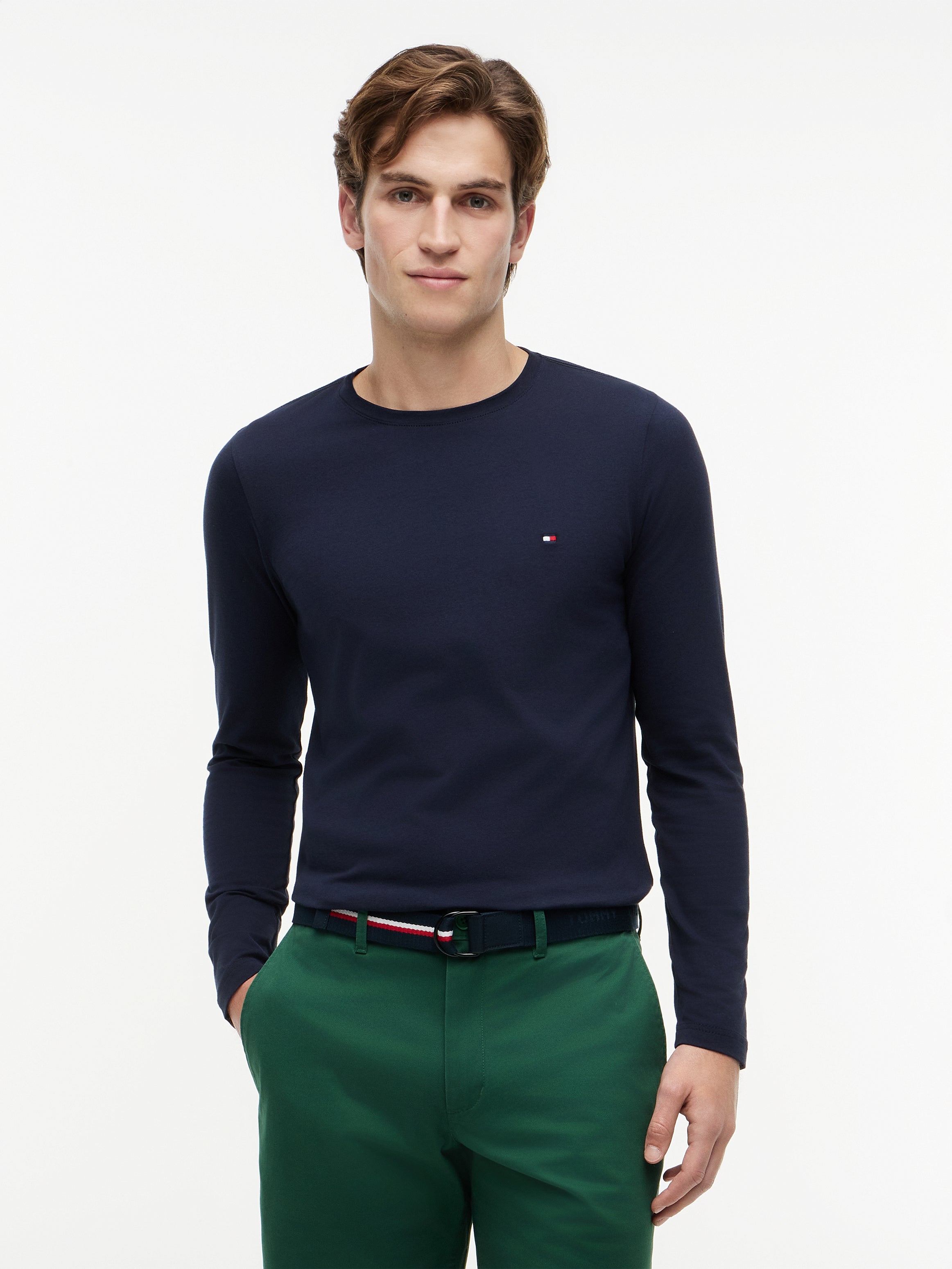 STRETCH SLIM FIT LONG SLEEVE TEE