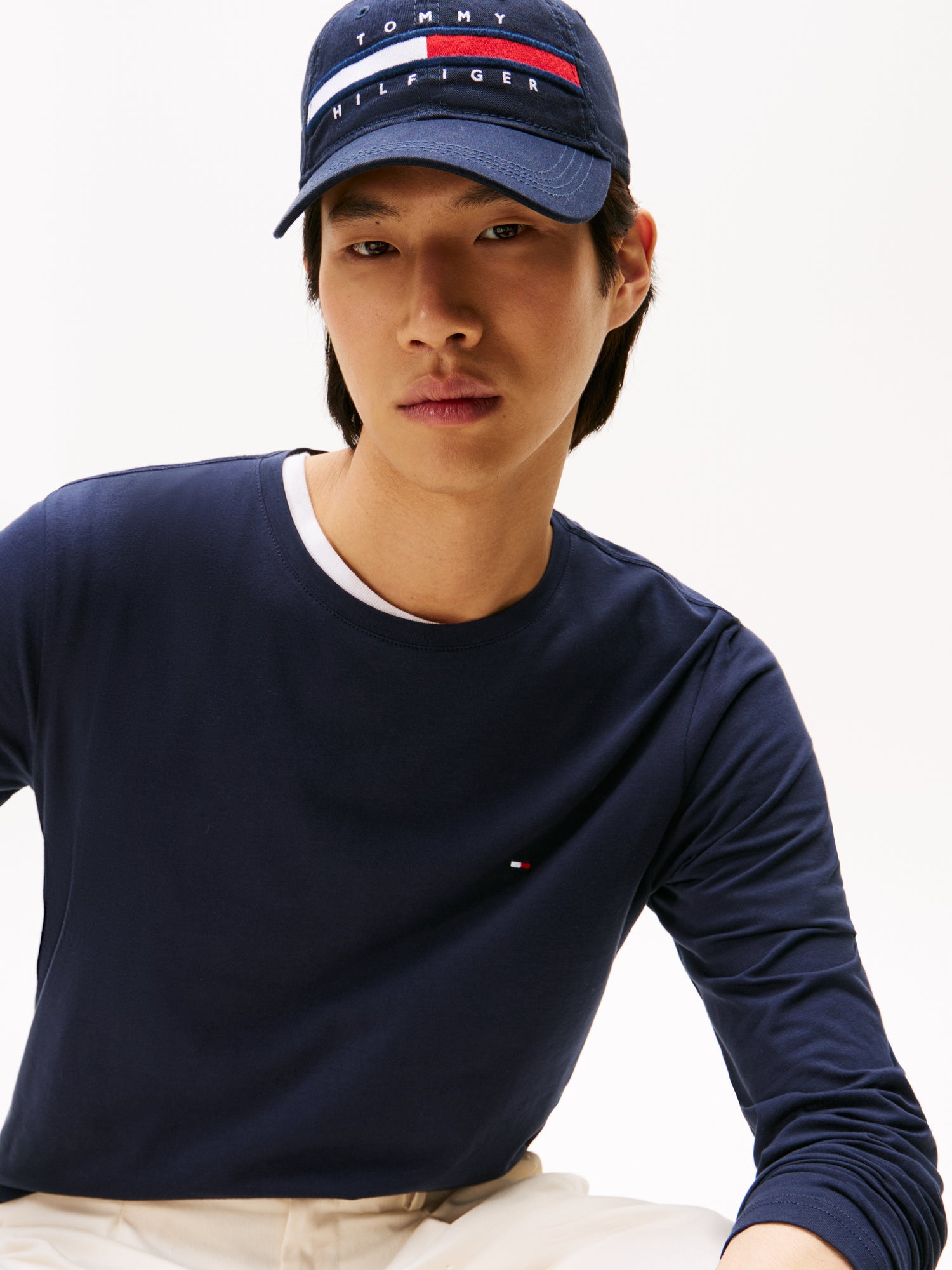STRETCH SLIM FIT LONG SLEEVE TEE