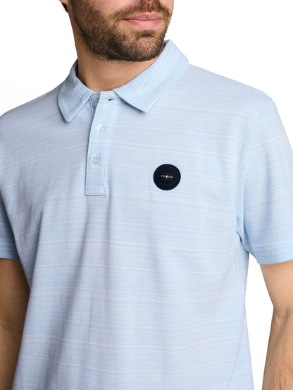 Piqué Poloshirt mit feinen Streifen