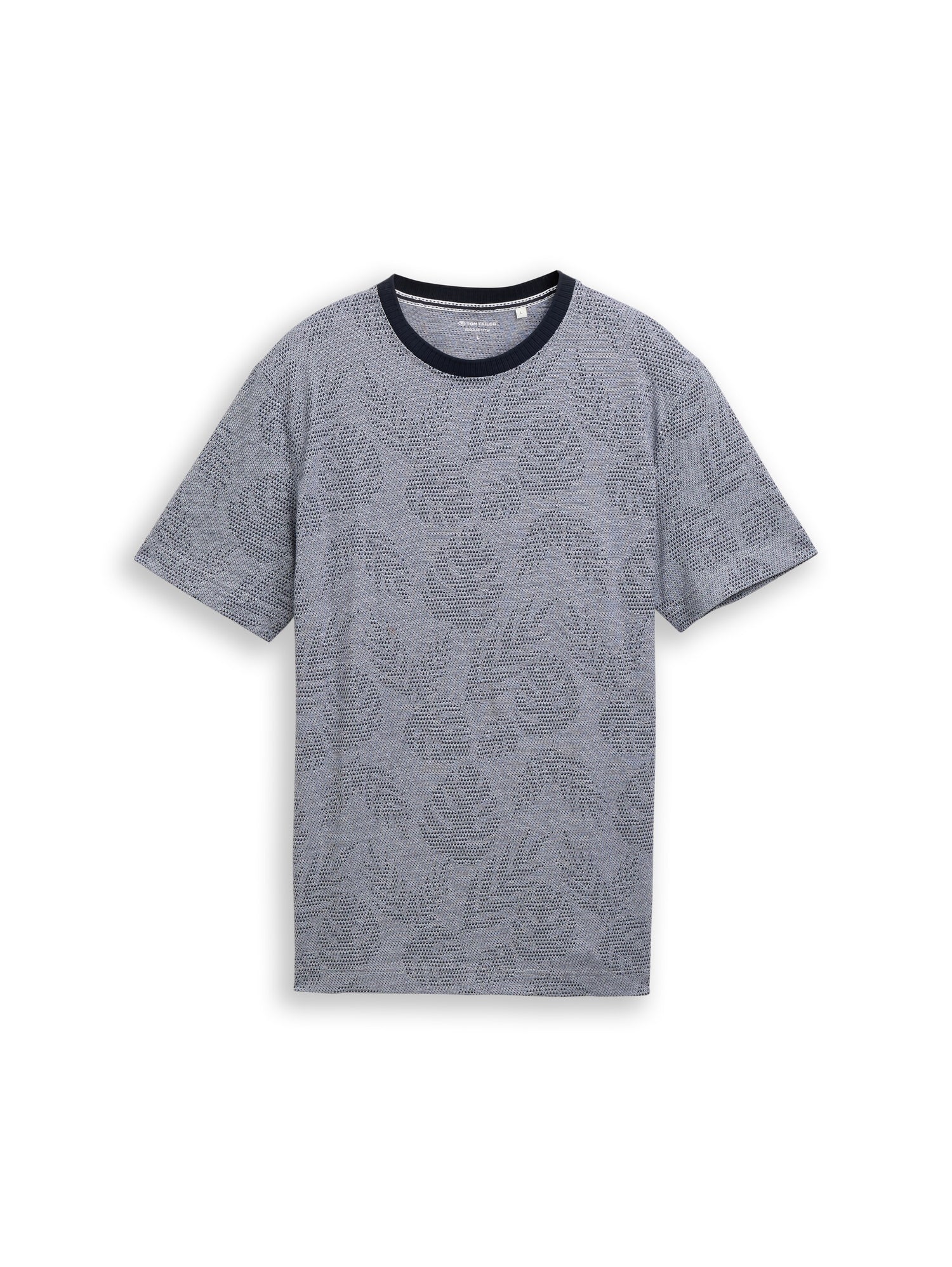 Jacquard T-Shirt mit Muster