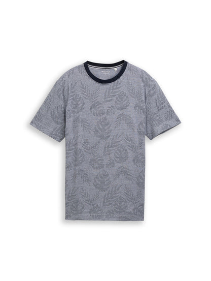 Jacquard T-Shirt mit Muster