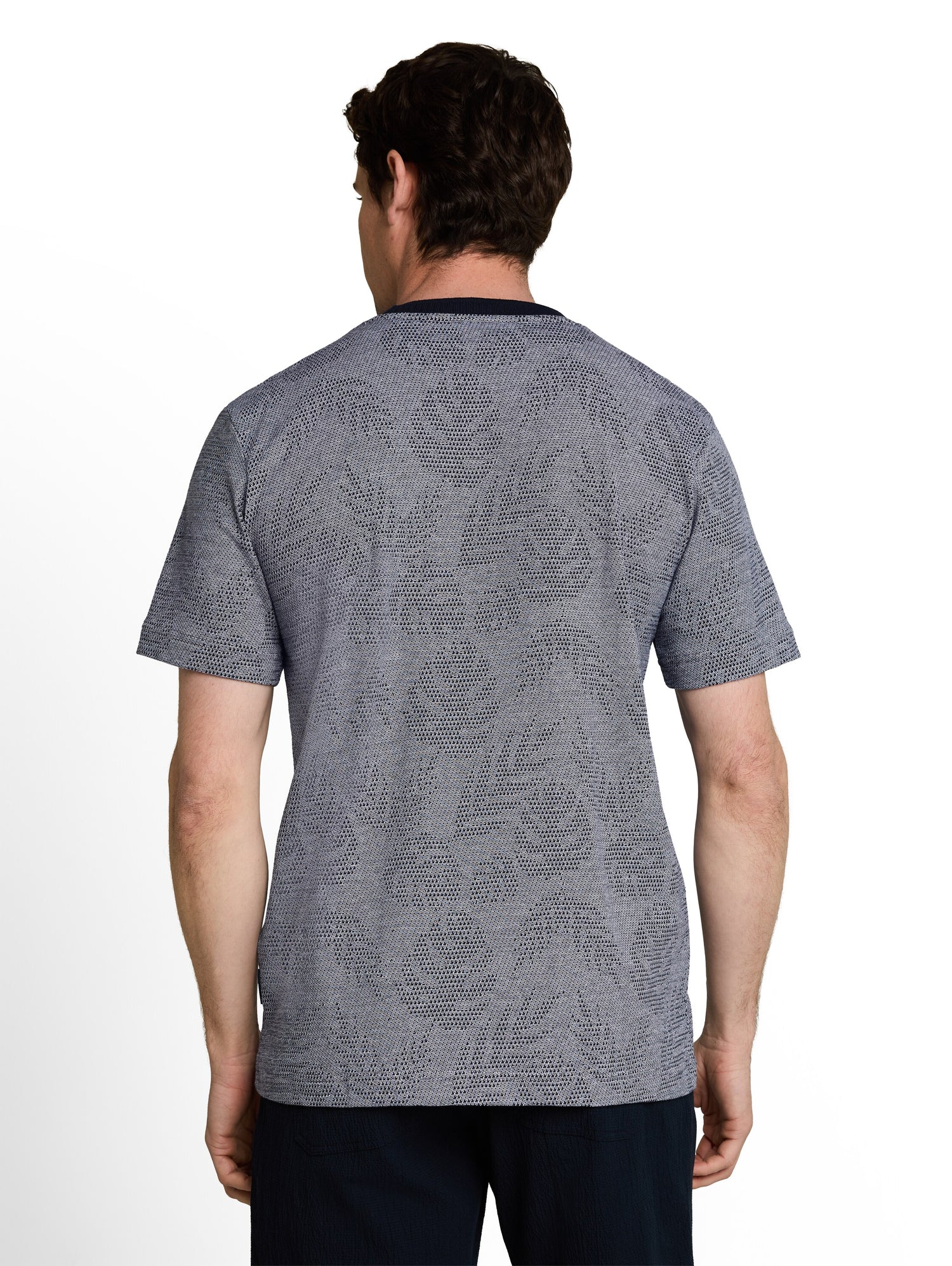 Jacquard T-Shirt mit Muster