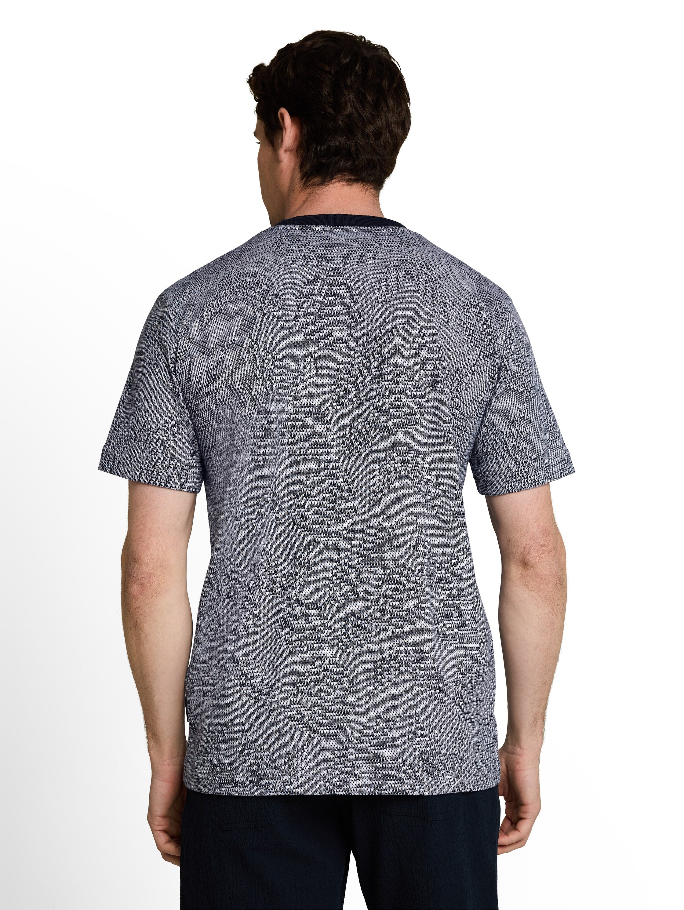 Jacquard T-Shirt mit Muster