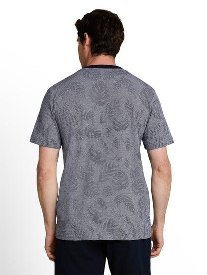 Jacquard T-Shirt mit Muster
