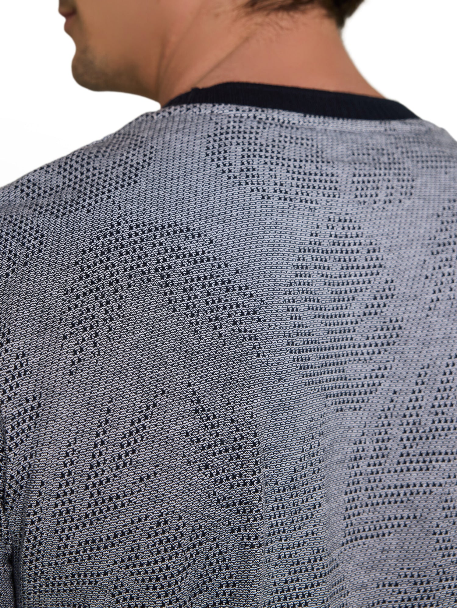Jacquard T-Shirt mit Muster
