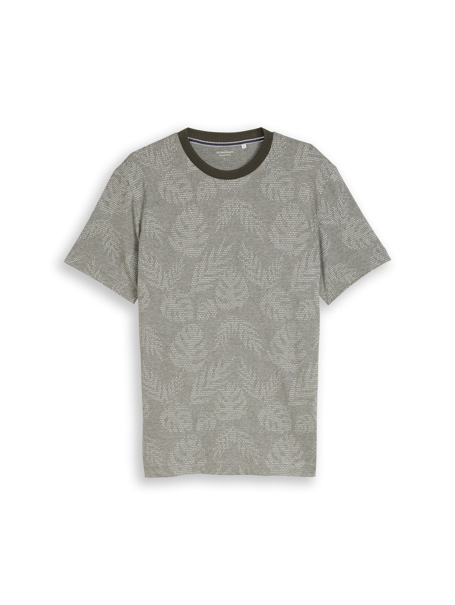 Jacquard T-Shirt mit Muster