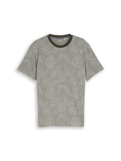 Jacquard T-Shirt mit Muster