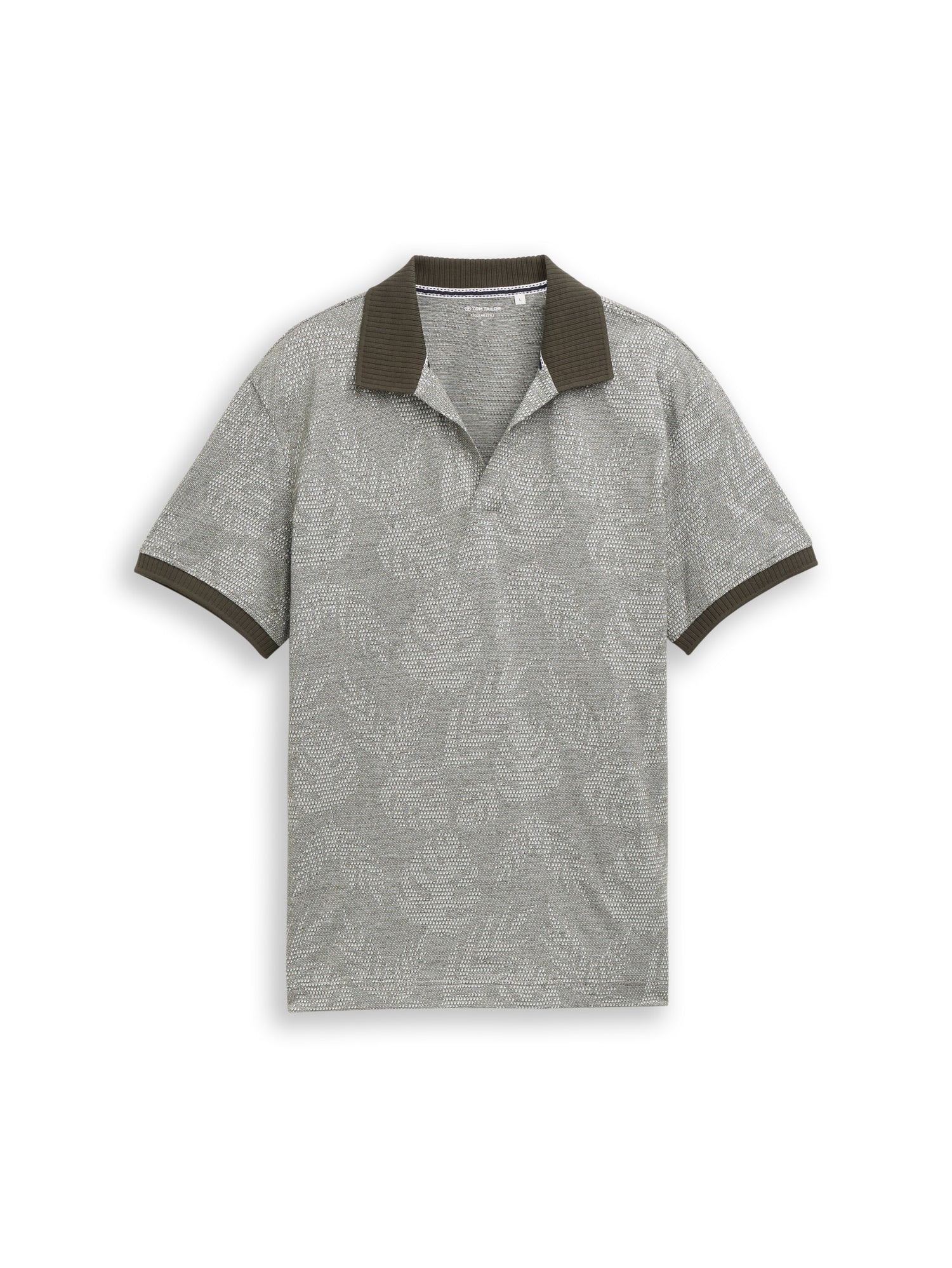 Jacquard Poloshirt mit Muster