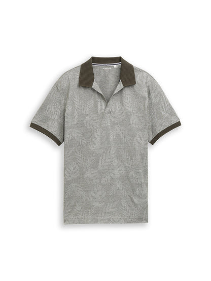 Jacquard Poloshirt mit Muster