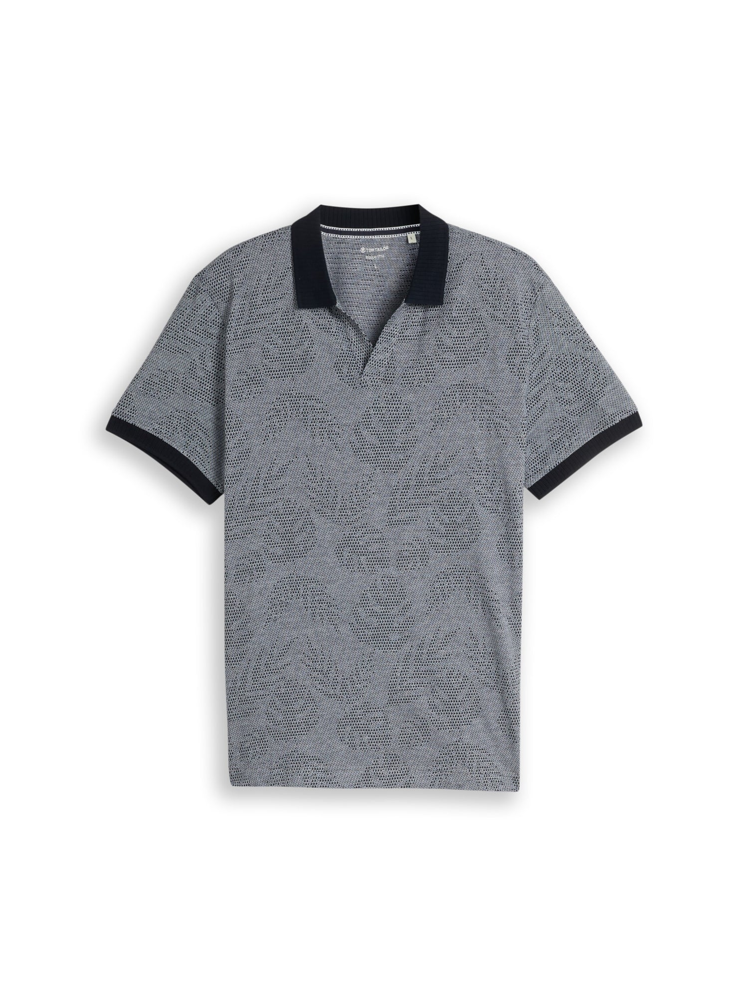 Jacquard Poloshirt mit Muster