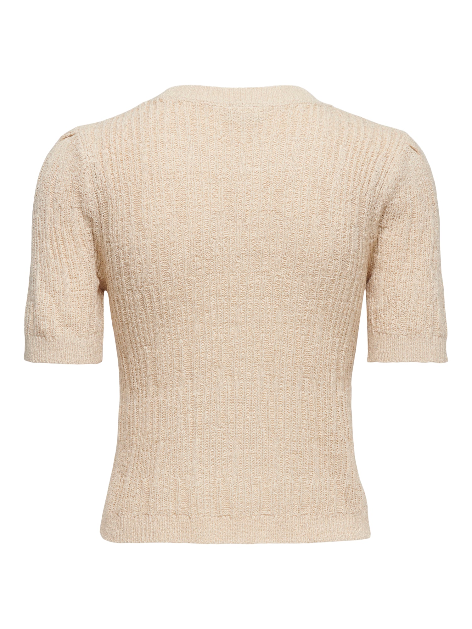 JDYDESHA S/S O-NECK STRUCTURE PULL KNT