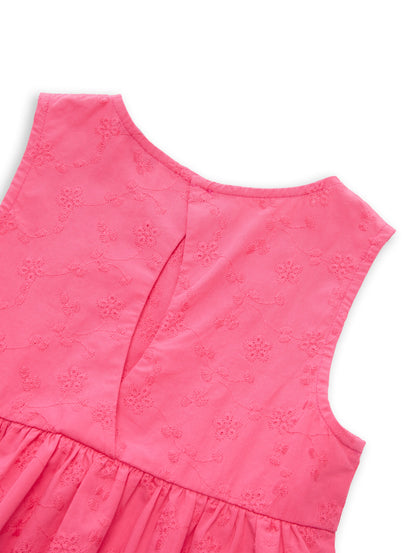 Mini-Kleid mit Stickerei