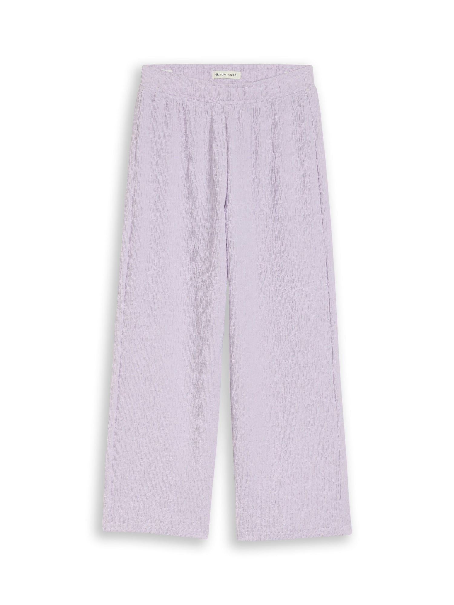 Wide Leg Hose mit Struktur