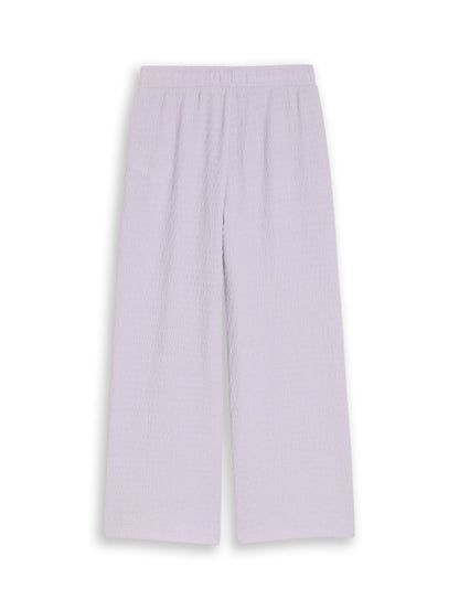 Wide Leg Hose mit Struktur