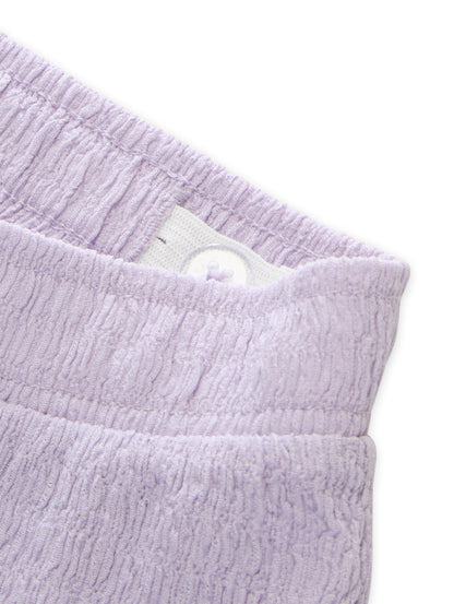 Wide Leg Hose mit Struktur