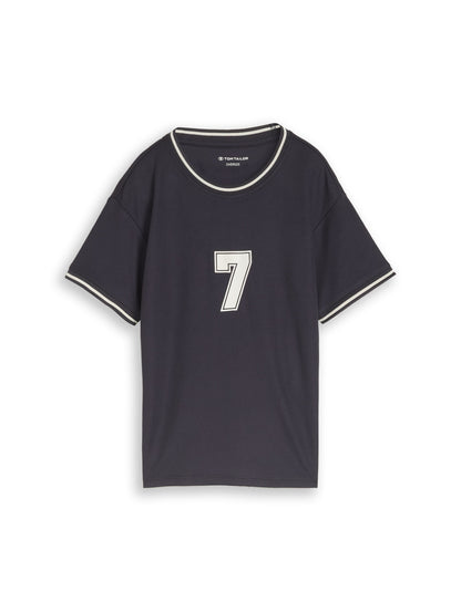 T-Shirt mit Rückenprint