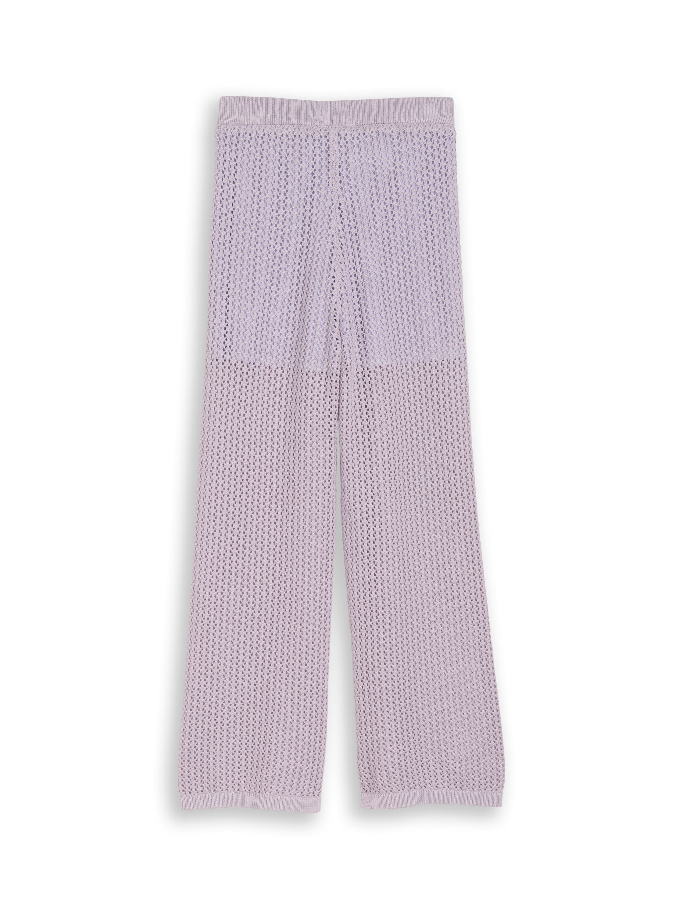 Wide Leg Strickhose