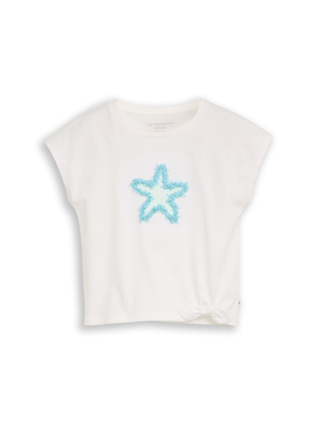 T-Shirt mit Knoten-Detail