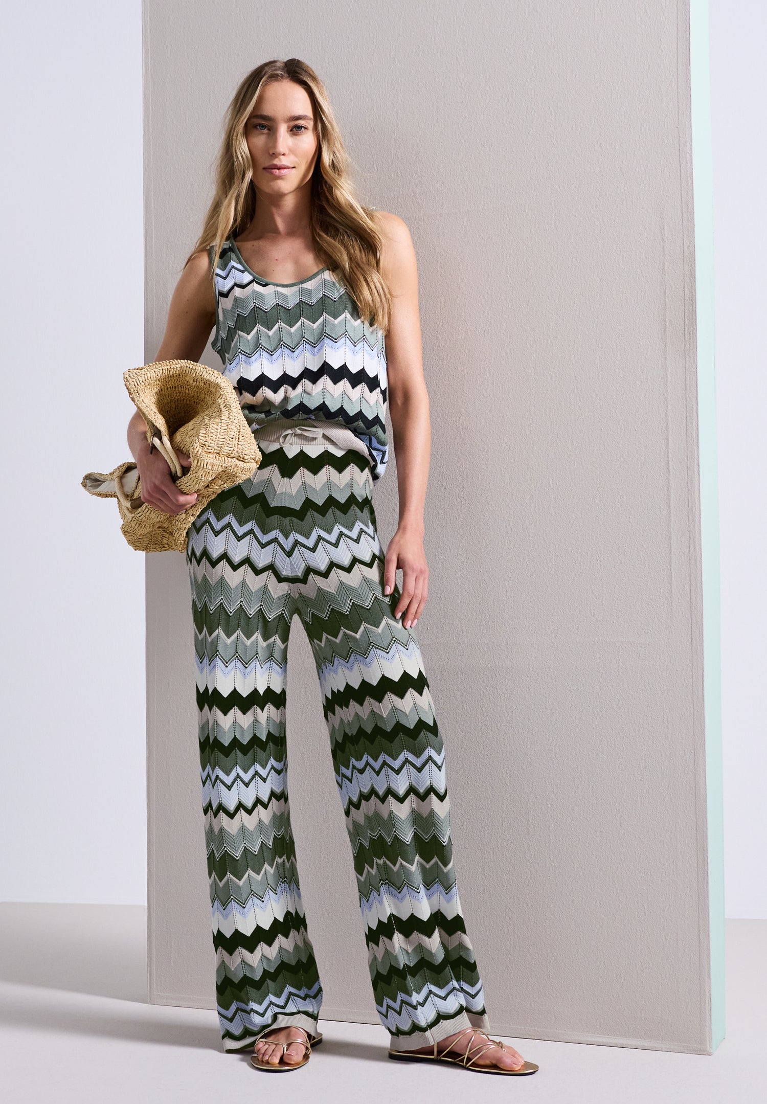 Hose mit Zick-Zack Muster