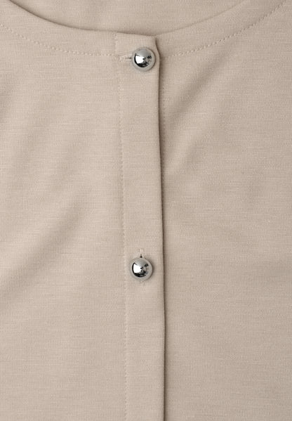 Weste aus Jersey mit Rundhals