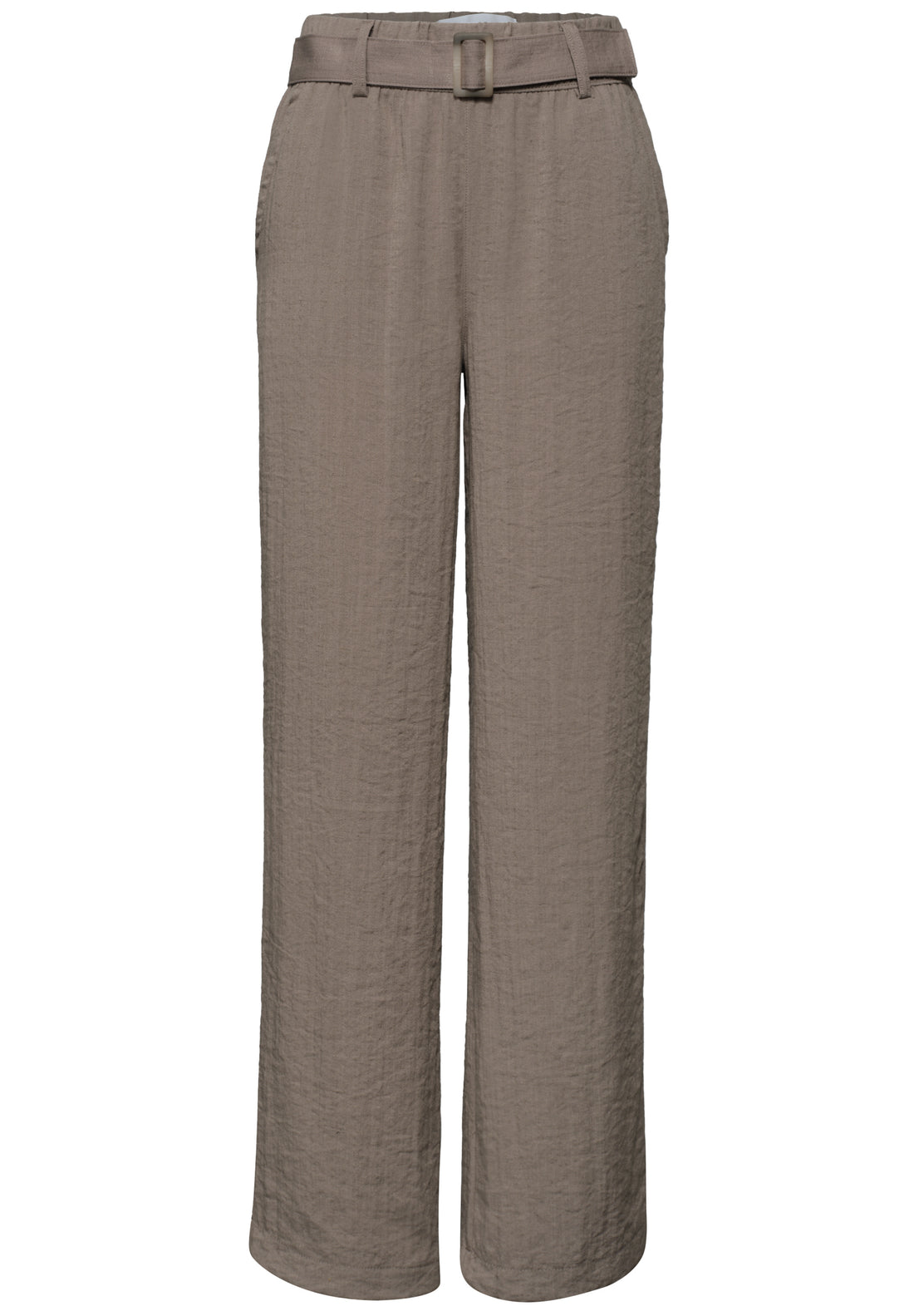 Wide Leg Hose mit Gürtel im Casual Fit
