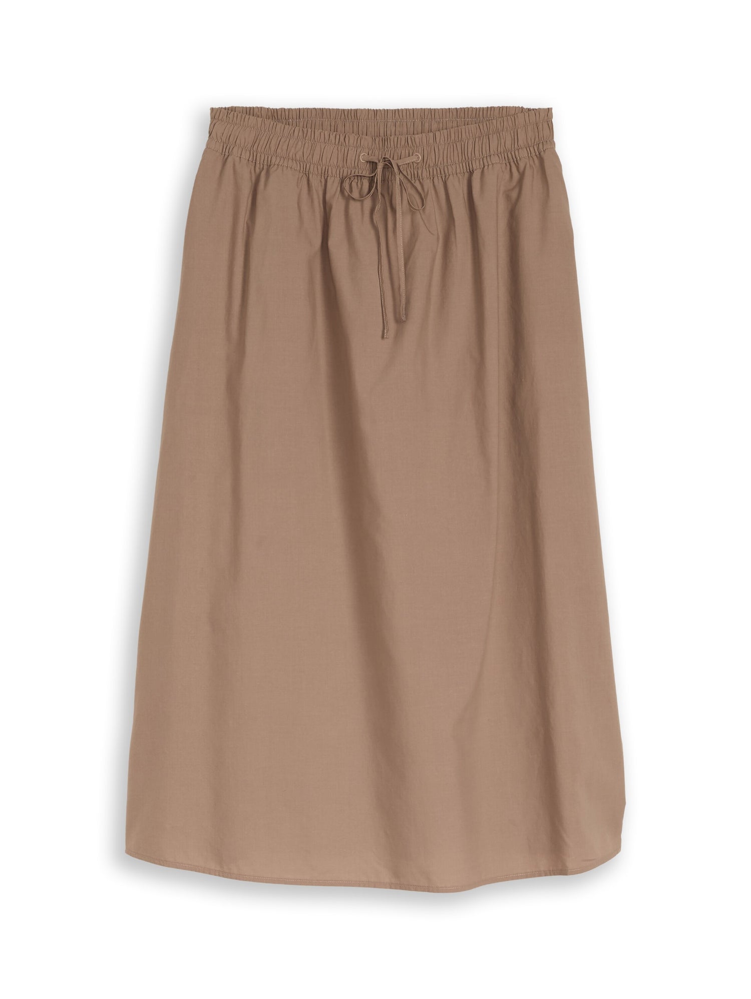 High Waist Midi-Rock mit Taschen