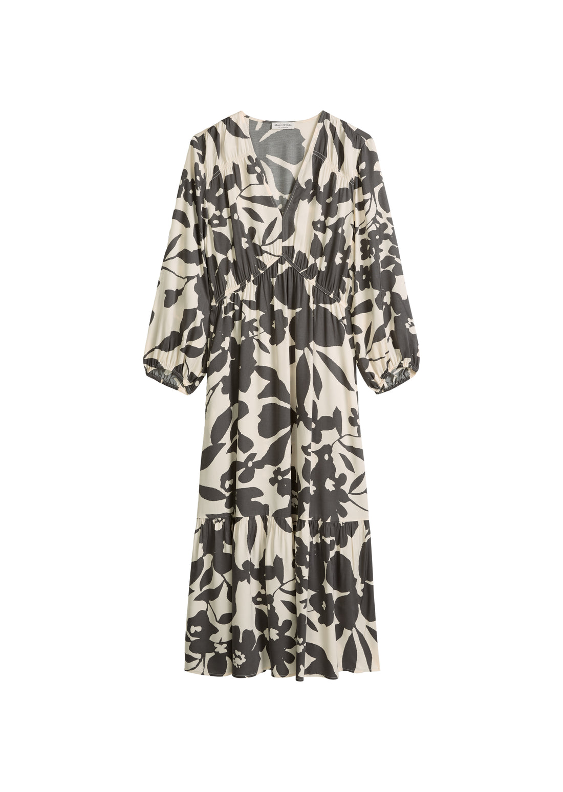 Print-Kleid flared