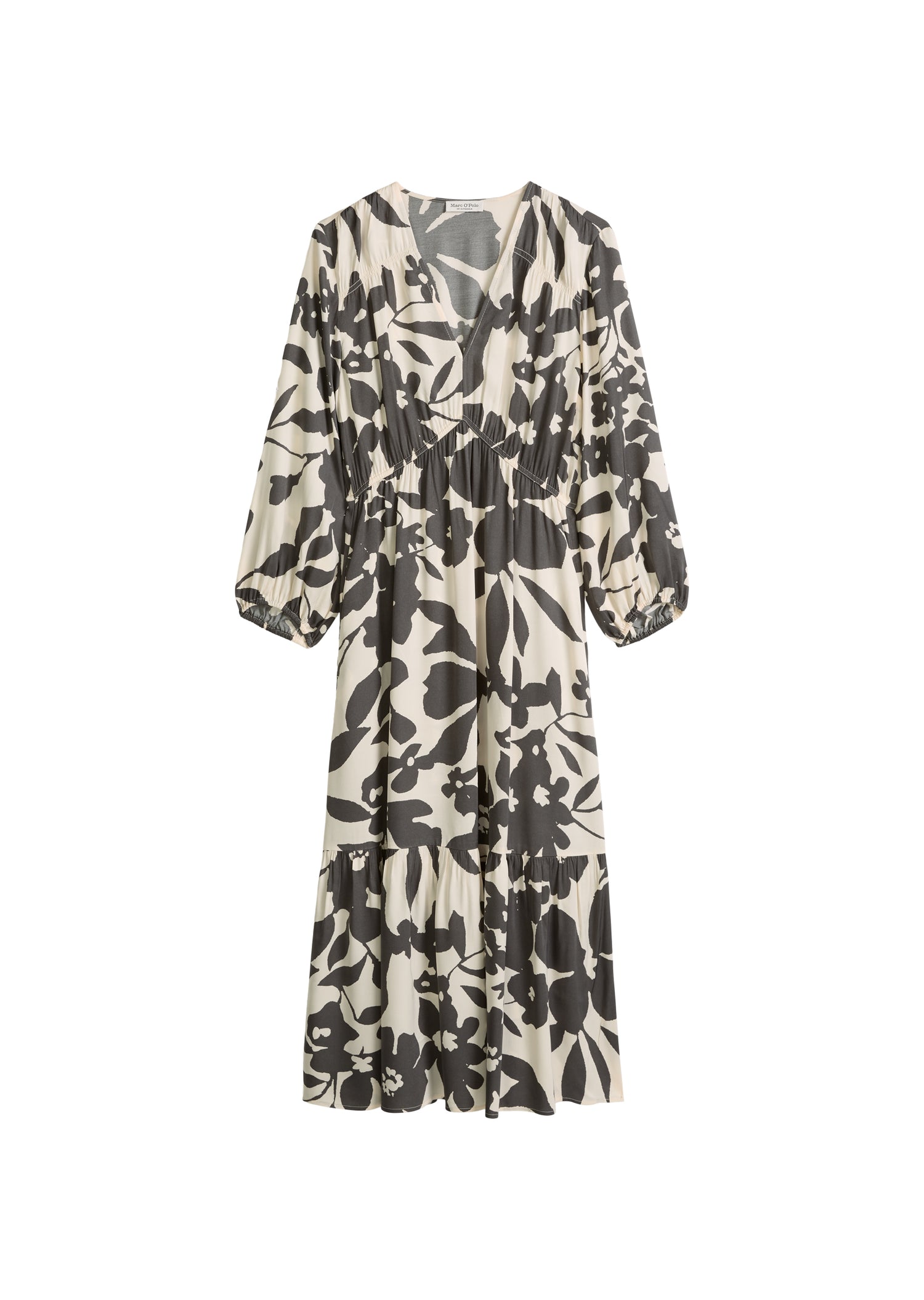 Print-Kleid flared