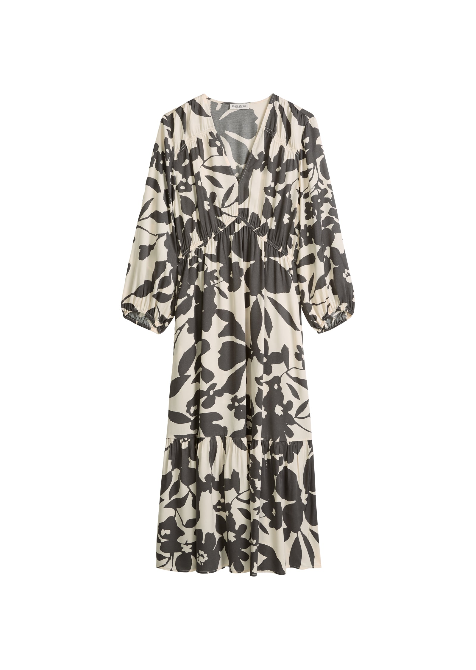 Print-Kleid flared