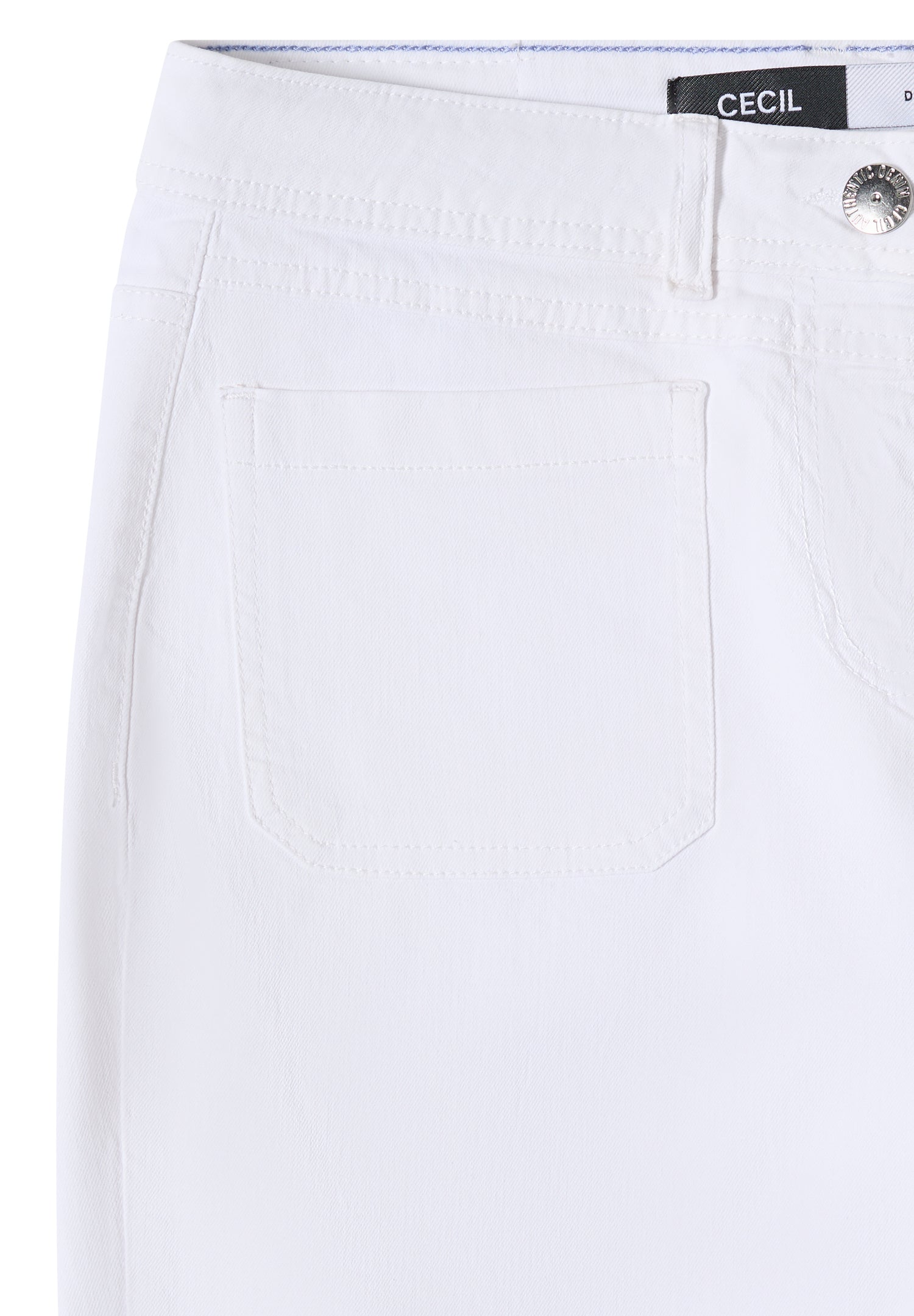 7/8 Wide Leg Jeans mit Patch Pockets